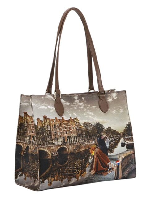 YESBAG L Borsa shopping, a spalla autumn in hollad - Borse Donna