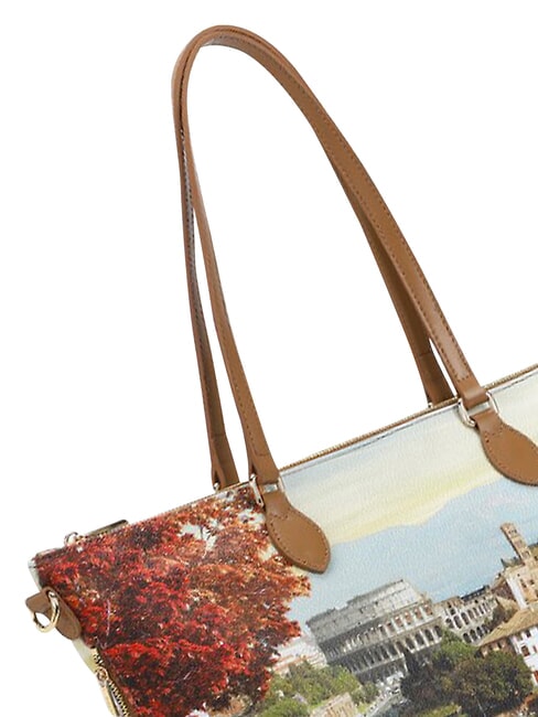 YESBAG L Borsa shopping, a spalla rome landscape - Borse Donna
