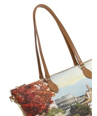 YNOT YESBAG L Borsa shopping, a spalla rome landscape - Borse Donna - 3