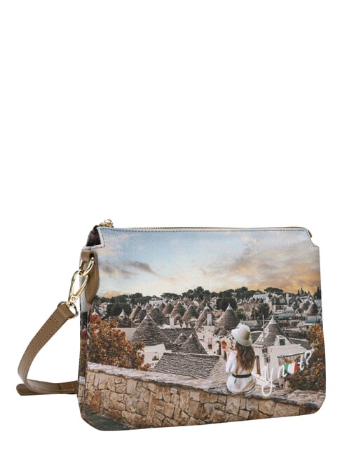 YESBAG Borsa a spalla, due scomparti romantic trulli - Borse Donna