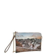YNOT YESBAG Pochette piatta con polsierina romantic trulli - Borse Donna - 3