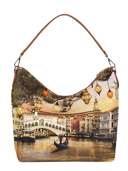 YESBAG L Borsa a spalla christmas venice - Borse Donna