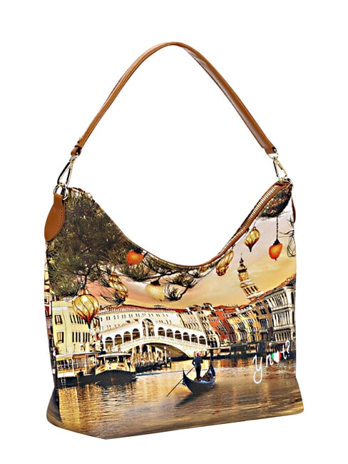YESBAG L Borsa a spalla christmas venice - Borse Donna