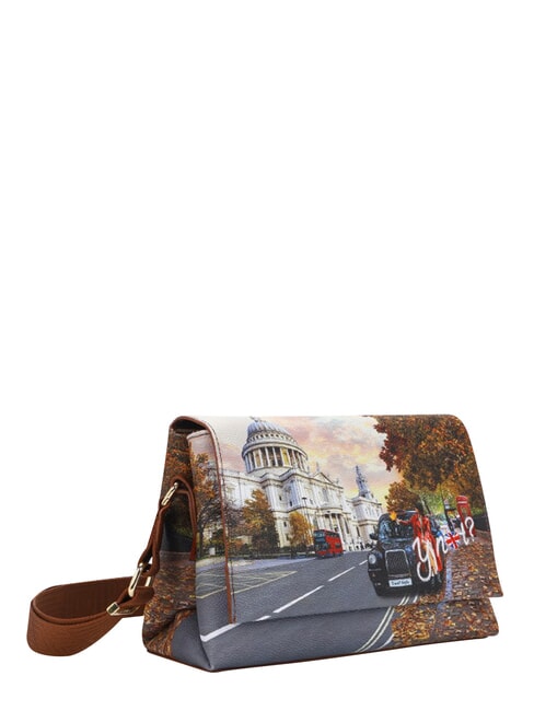 YESBAG Borsa a tracolla, con flap london tourist - Borse Donna