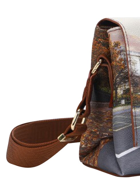 YESBAG Borsa a tracolla, con flap london tourist - Borse Donna