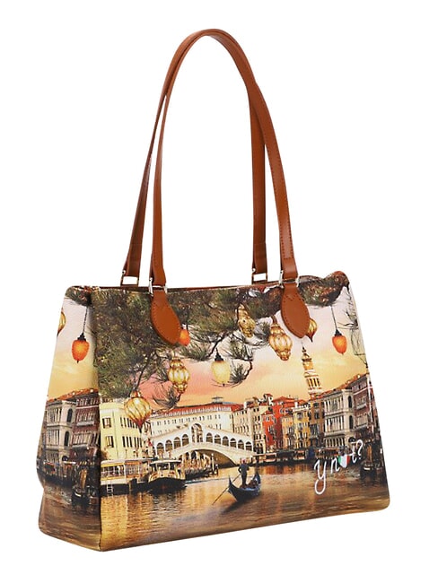 YESBAG M Borsa a spalla christmas venice - Borse Donna