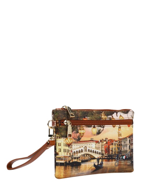 YESBAG Pochette con polsierina christmas venice - Borse Donna