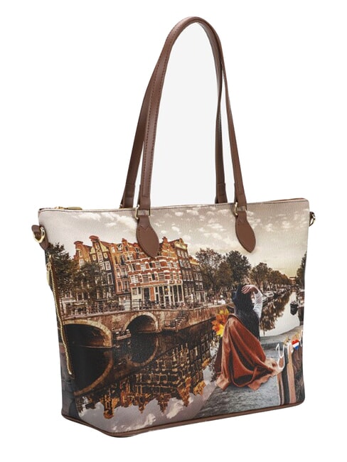 YESBAG L Borsa shopping, a spalla autumn in hollad - Borse Donna