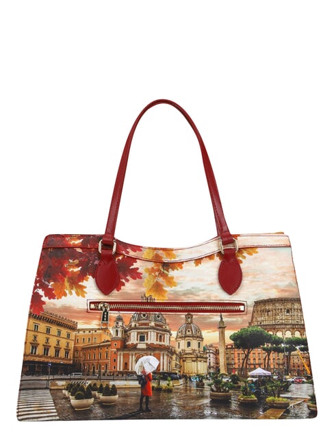 YESBAG L Borsa a spalla rome raining - Borse Donna