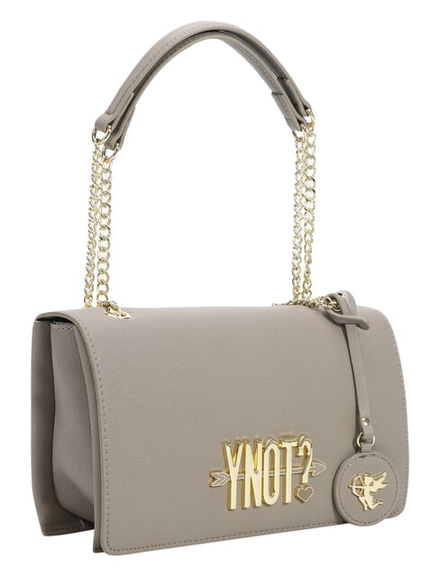 LOVERS Borsa a tracolla con flap Taupe - Borse Donna