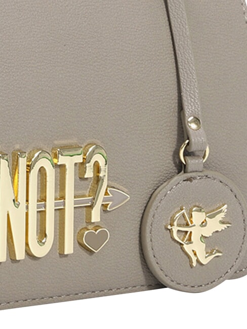 LOVERS Borsa a tracolla con flap Taupe - Borse Donna