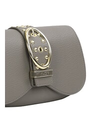 YNOT ROCKER Borsa a spalla con fibbia e borchie Taupe - Borse Donna - 3