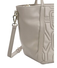 YNOT STYLE Borsa shopping a spalla, con tracolla almond - Borse Donna - 3