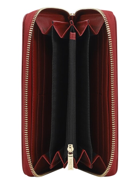 LADY Portafoglio grande, zip around cherry - Portafogli Donna