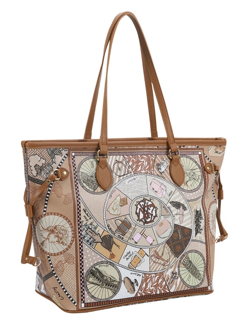 FASHIONOPOLY Borsa shopping, a spalla sand - Borse Donna