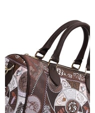 YNOT FASHIONOPOLY Borsa bauletto a mano, con tracolla choco - Borse Donna - 3