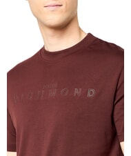 JOHN RICHMOND SOULOKU T-shirt con logo in rilievo bitter choco - T-shirt Uomo - 2