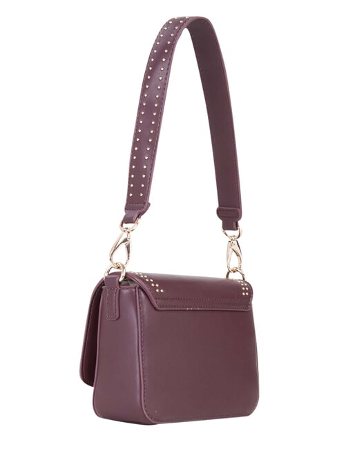SHINE RE Borsa con pattina e tracolla vino - Borse Donna