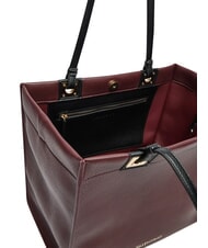 MARIO VALENTINO POST RE Borsa shopping con pochette vino/nero - Borse Donna - 5