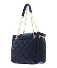 MARIO VALENTINO OCARINA Borsa trapuntata manici catena blu - Borse Donna - 4