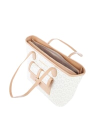 MARIO VALENTINO LIUTO Borsa shopping con tasca ecru/multi - Borse Donna - 4