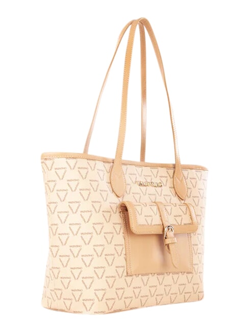 LIUTO Borsa shopping con tasca beige/multicolor - Borse Donna