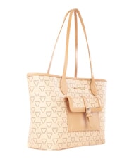 MARIO VALENTINO LIUTO Borsa shopping con tasca beige/multicolor - Borse Donna - 3