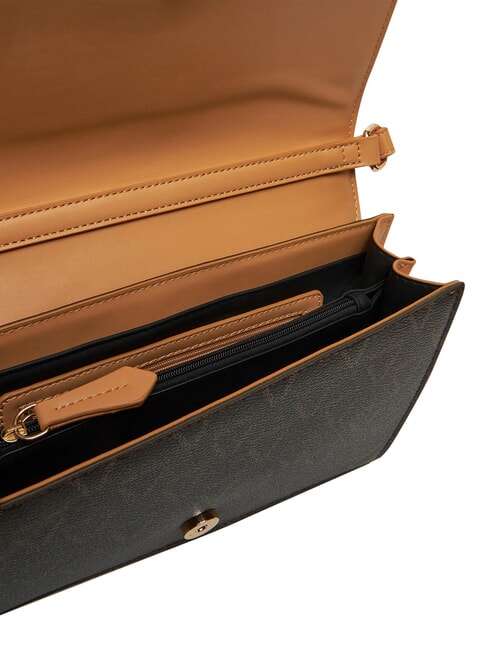 LADY RE Borsa a spalla, doppia portabilit&agrave; moro/naturale - Borse Donna