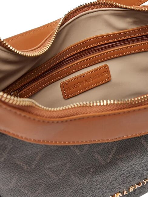 LADY RE Borsa a spalla, con tracolla moro/cuoio - Borse Donna