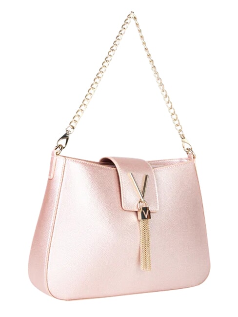 DIVINA Borsa convertible trapuntata rosa metallizzato - Borse Donna