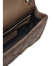 MARIO VALENTINO CHARLOTTE Borsa mini a tracolla, con patta taupe - Borse Donna - 4