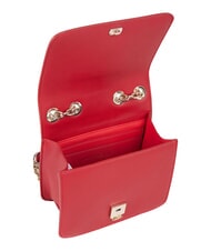 MARIO VALENTINO BRASS Borsa mini a tracolla, con patta rosso scuro - Borse Donna - 4