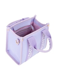MARIO VALENTINO CANDLE Borsa a mano piccola in canvas lilla - Borse Donna - 3