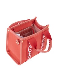 MARIO VALENTINO CANDLE Borsa a mano piccola in canvas corallo - Borse Donna - 3