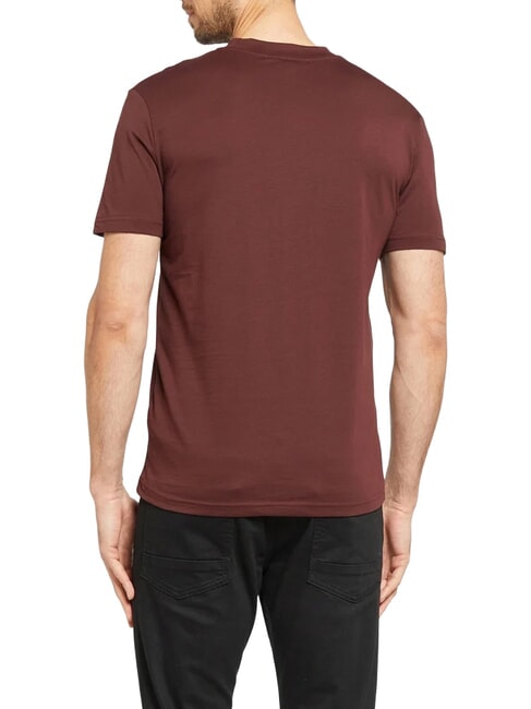 SOULOKU T-shirt con logo in rilievo bitter choco - T-shirt Uomo