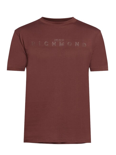 SOULOKU T-shirt con logo in rilievo bitter choco - T-shirt Uomo