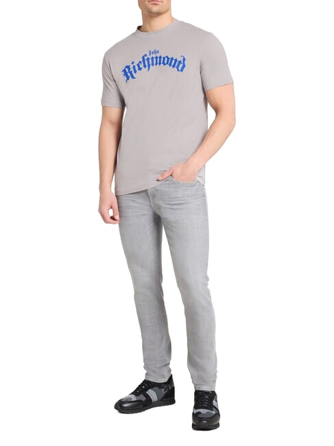 PALGI T-shirt a manica corta grey circular - T-shirt Uomo