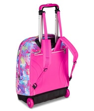 SJGANG CUCCIOLI Zaino trolley 2 ruote, fisso fuxiafluo - Zaini con carrello - 3