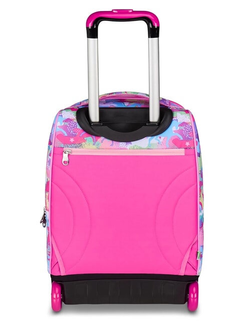 CUCCIOLI Zaino trolley 2 ruote, fisso fuxiafluo - Zaini con carrello