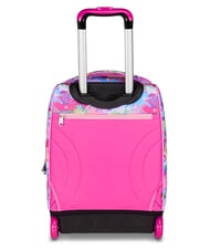 SJGANG CUCCIOLI Zaino trolley 2 ruote, fisso fuxiafluo - Zaini con carrello - 4