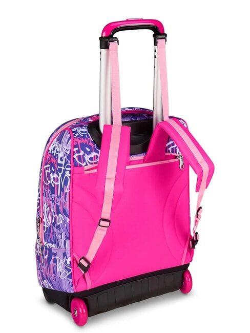 FACCE DA SJ Zaino Trolley CANDY FUXIA - Zaini con carrello