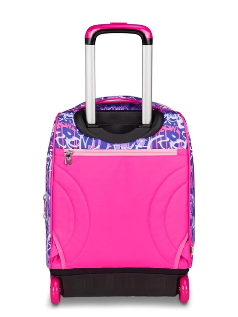 FACCE DA SJ Zaino Trolley CANDY FUXIA - Zaini con carrello