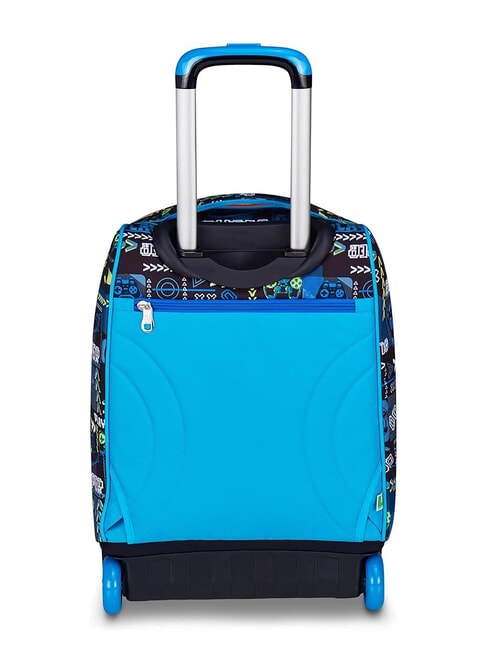 FACCE DA SJ Zaino Trolley FIERY RED            - Zaini con carrello