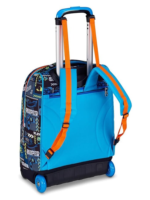 FACCE DA SJ Zaino Trolley FIERY RED            - Zaini con carrello