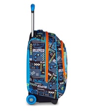 SJGANG FACCE DA SJ Zaino Trolley FIERY RED            - Zaini con carrello - 5