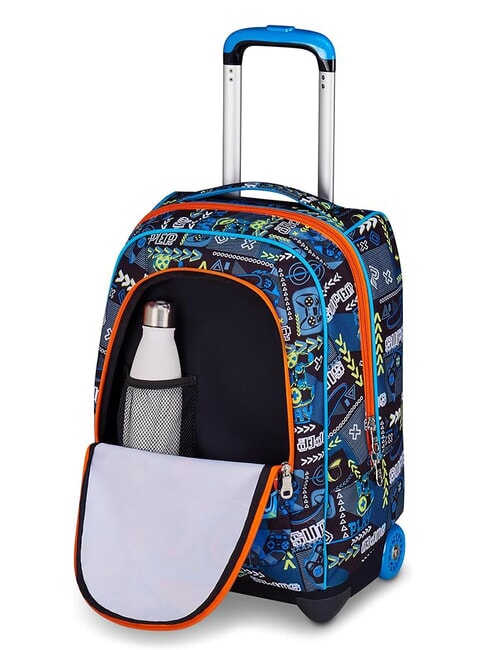 FACCE DA SJ Zaino Trolley FIERY RED            - Zaini con carrello