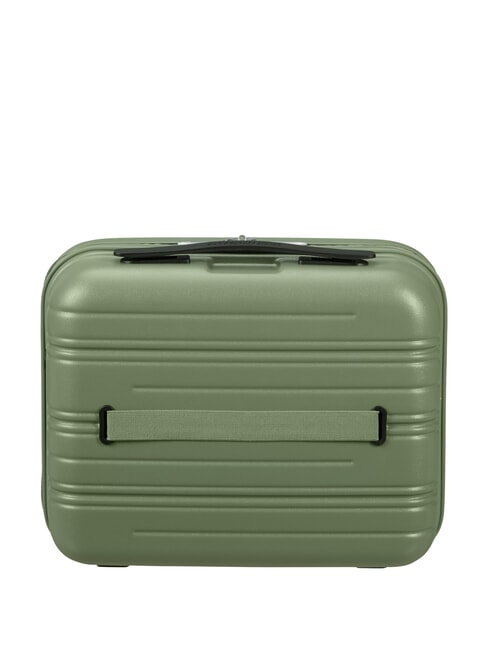 HIGH TURN Beauty rigido con tracolla matt sage khaki - Beauty Case