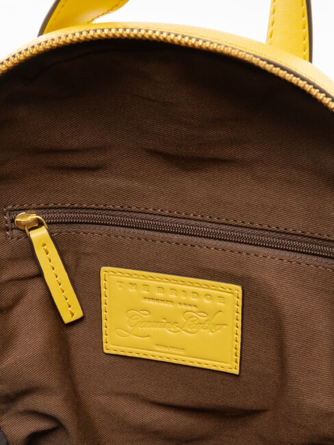 DOMITILLA Zainetto in pelle giallo girasol/abb.oro - Borse Donna