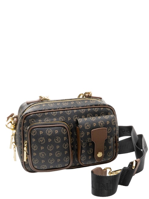 HERITAGE Borsa a mano con tasconi nero marrone - Borse Donna