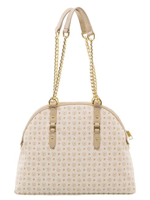 HERITAGE Borsa dome a spalla manici catena avorio - Borse Donna